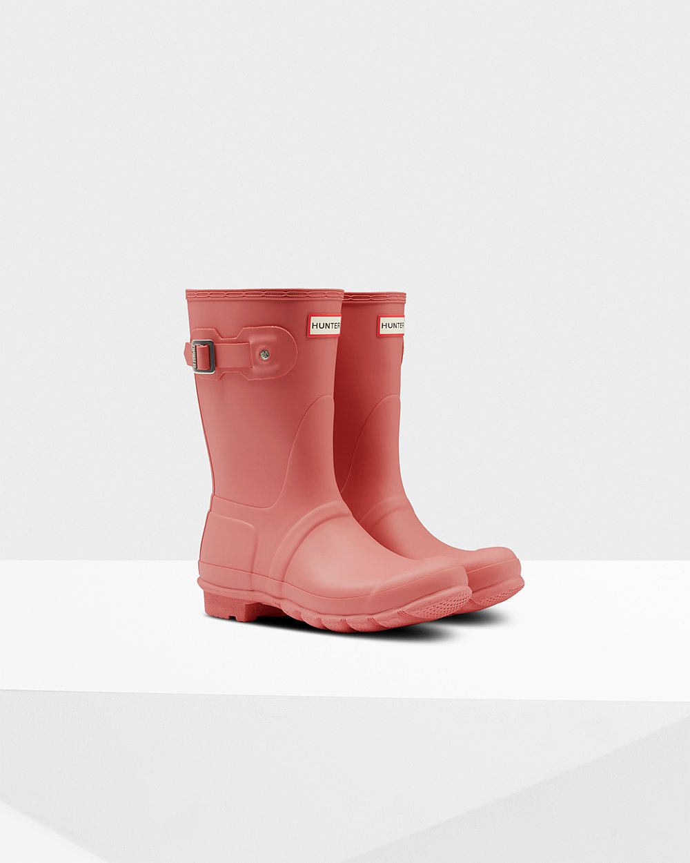 Botas De Cortas Hunter Mujer Original - Rosas - Argentina 6287RVMWF